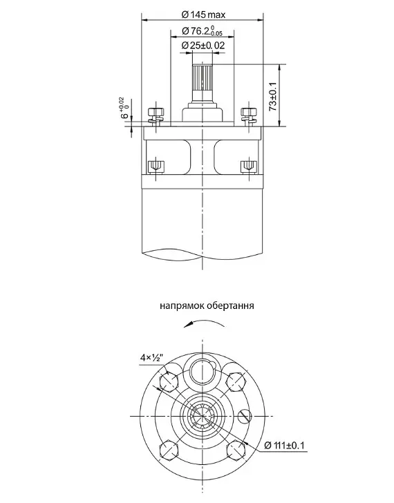 Насос центробежный скважинный DONGYIN 6SP46-11 380В 18.5кВт H 147(93)м Q 1100(800)л/мин Ø145мм +пульт (из 3х частей) (7777493) - фото 3