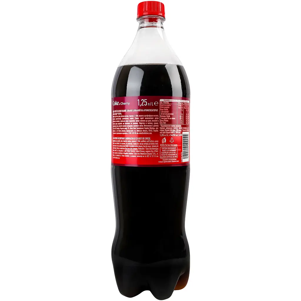 Напиток Coca-Cola Cherry 1.25 л - фото 4