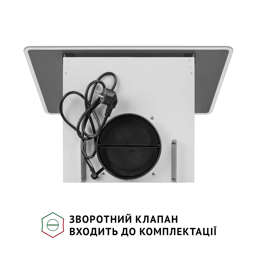 Витяжка декоративна похила Perfelli VICCO 5HM BIANCO - фото 8