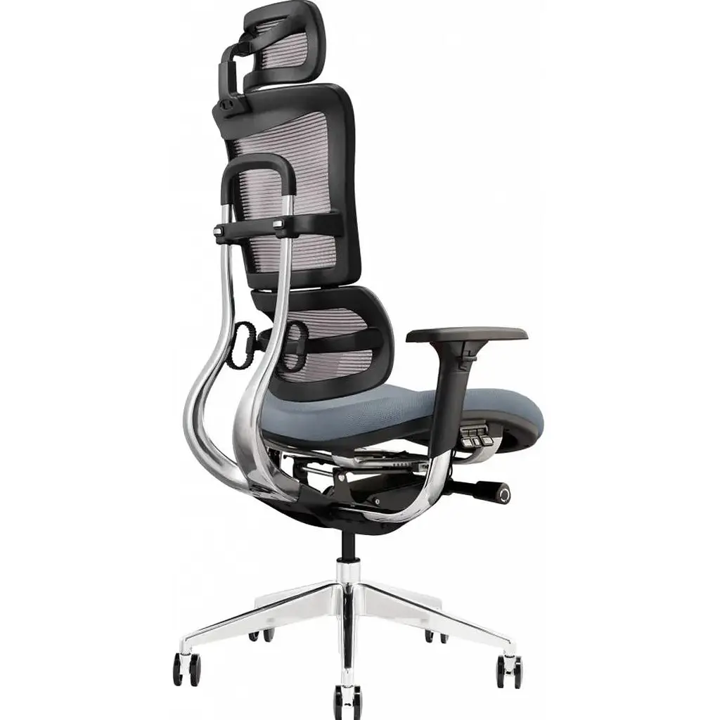 Офісне крісло GT Racer X-802 Bright Gray [125613] - фото 4