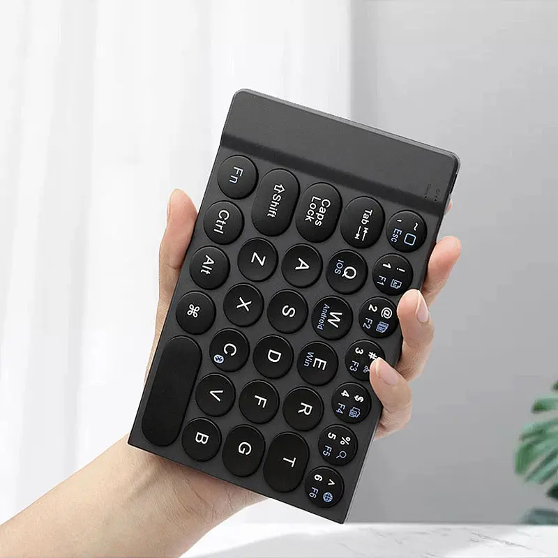 Бездротова клавіатура Fold Mini Keyboard FMK-01 Bluetooth Black Wiwu teh0029795 - фото 4