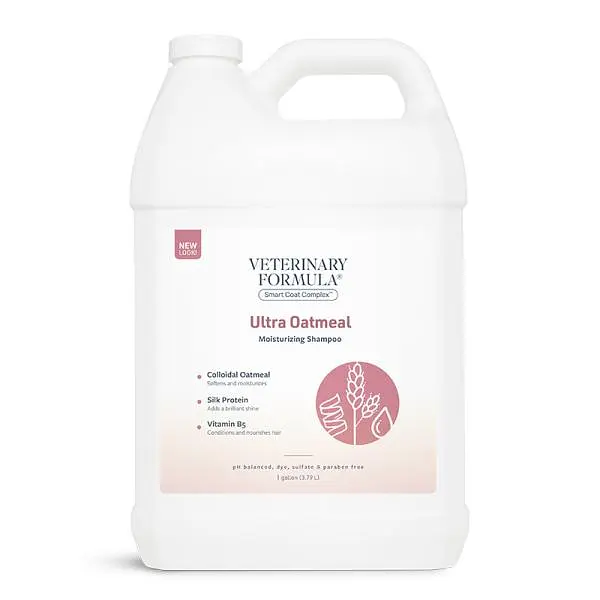 Шампунь для собак та котів Veterinary Formula SCC Ultra Oatmeal Moisturizing Ветеринарна формула Ультразволожуючий 3.8 л (01861)