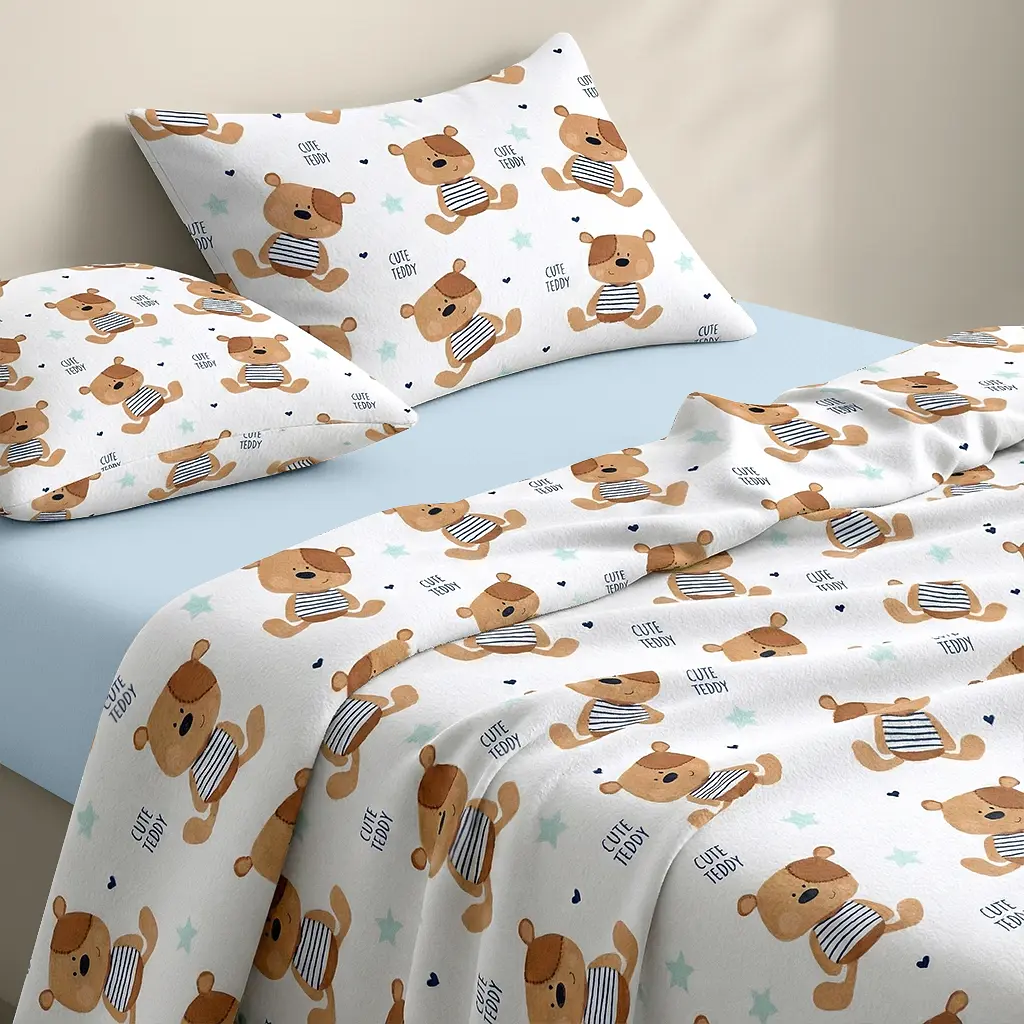 Дитяча постільна білизна фланель в ліжечко TEDDY BEAR CS1 COSAS (2200000003430) - фото 2
