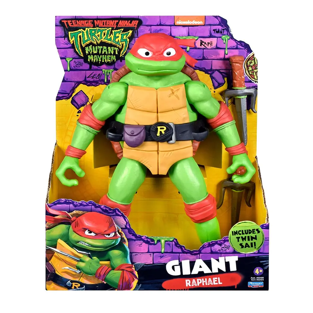 Ігрова фігурка серії «Черепашки-Ніндзя MOVIE III» – РАФАЕЛЬ ГІГАНТ TMNT 83404 - фото 5