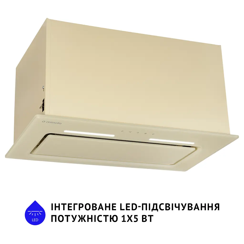 Витяжка повновбудована MINOLA HBI 6873 IV GLASS 1200 LED Line - фото 7