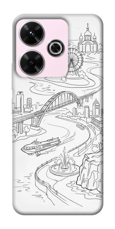 TPU чохол Demsky Dnipro spirit для Xiaomi Redmi 13 4G / Poco M6 4G