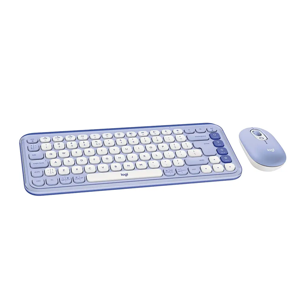 Комплект (клавіатура, миша) бездротовий Logitech Pop Icon Combo Lilac (920-013078) - фото 2