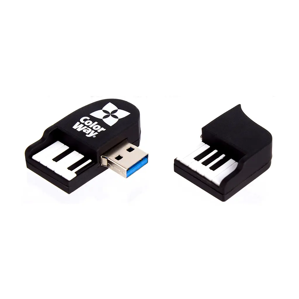 USB флеш накопичувач ColorWay Piano 64 GB 3.0 Black (CW-USBPO64) - фото 8