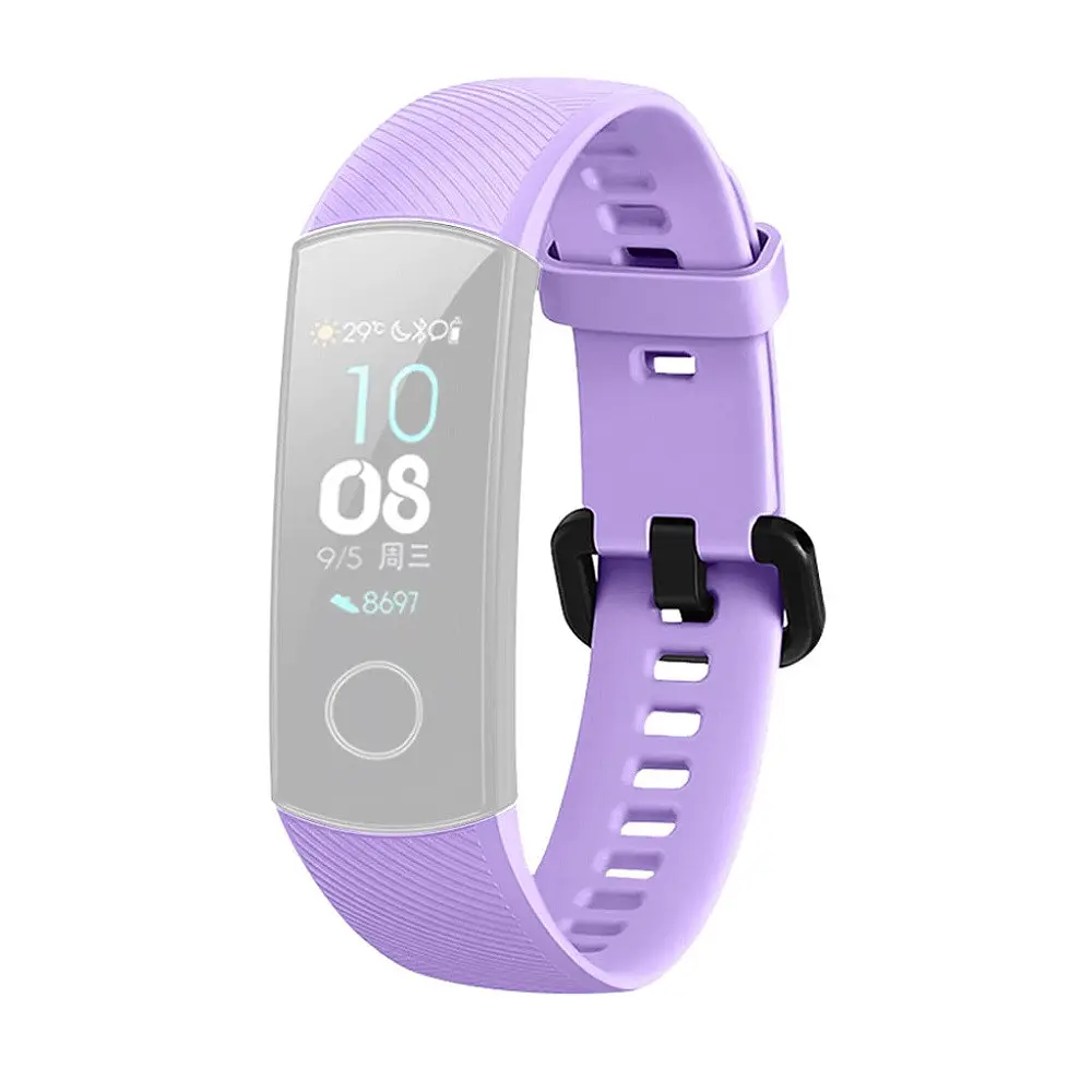 Ремешок для фитнес-браслета MIIQNUS для Honor Band 4 и 5 лиловый - фото 2