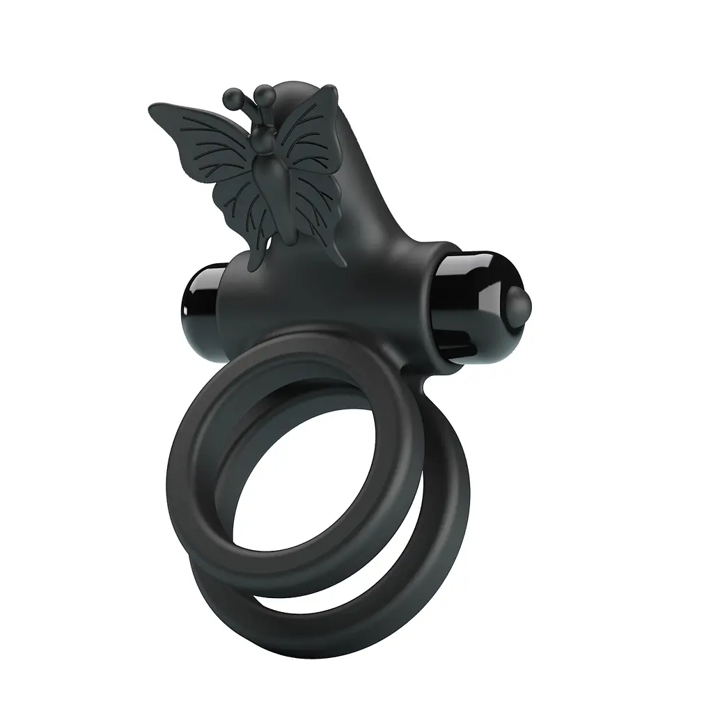 Ерекційне кільце - Pretty Love Passionate Ring IX Black - фото 6