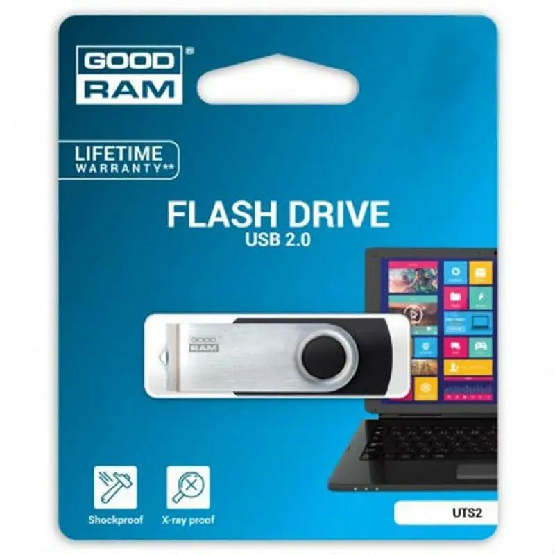 USB-накопичувач GOODRAM UTS2 16 GB TWISTER Чорний - фото 2