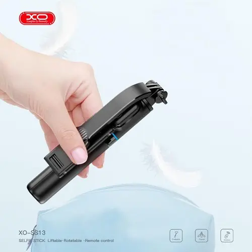 Монопод XO SS13 Bluetooth Selfie Stick for Tripods 106см Чорний - фото 7