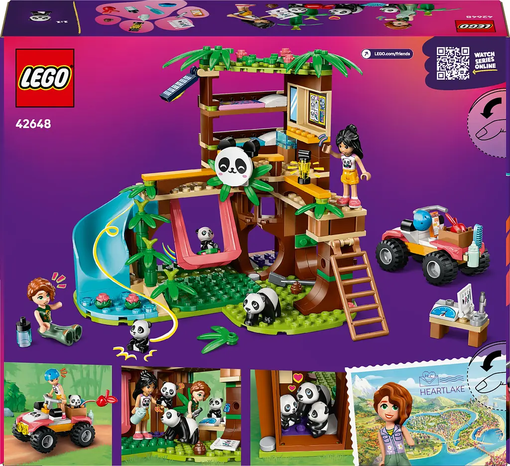 Конструктор LEGO Friends Уход за животными в заповеднике панд 243 детали (42648) - фото 3