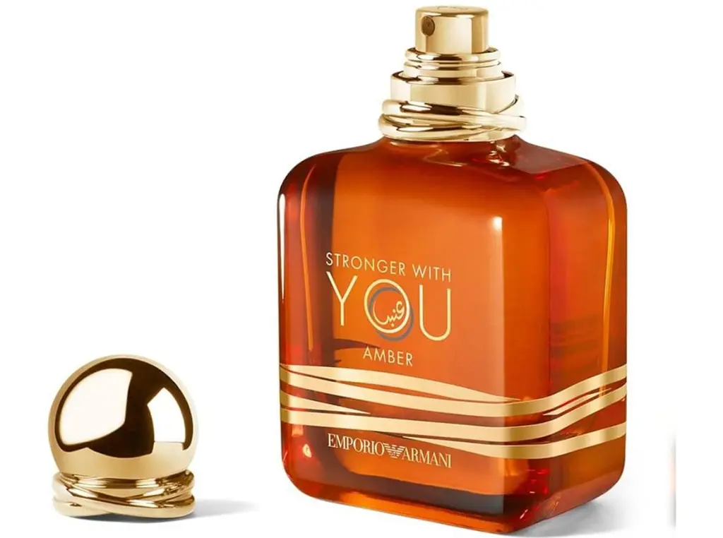 Чоловічі тестер парфуми Emporio Armani Stronger With You Amber Eau de Parfum 100 мл — теплий амброво-пряний аромат із ваніллю - фото 2