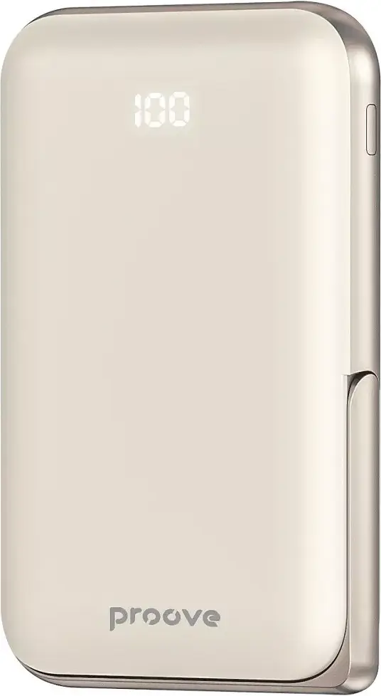 Портативний акумулятор Proove Knight Magnetic 20W 10000mAh beige (PBGI20012214) - фото 2