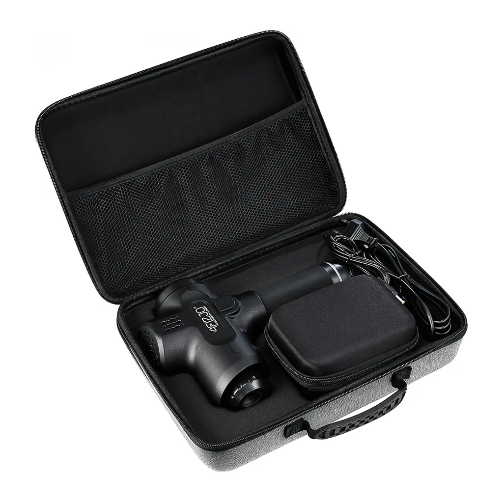 Ручний перкусійний масажер 4FIZJO Massage Gun PRO+ 250 Вт масажний пістолет (P-5907739311139) - фото 6