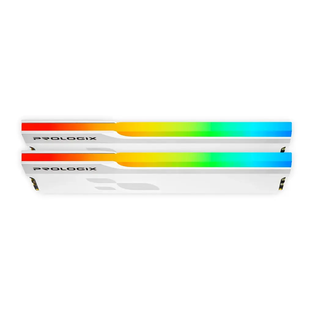 Модуль пам'яті для комп'ютера DDR4 16GB (2x8GB) 3600 MHz Onyx White RGB Prologix (PRO16GB3600YWR4K) - фото 3