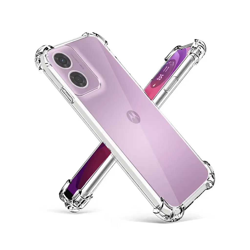 Чохол до мобільного телефона BeCover Anti-Shock Motorola Moto G04/ E14 Clear (712309) - фото 3
