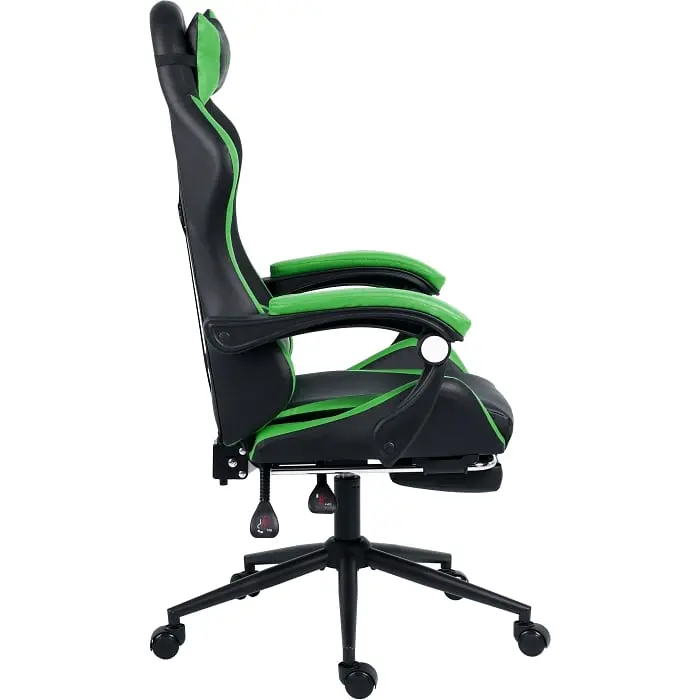Геймерське крісло GT Racer чорне із зеленим (X-2323 Black/Green) - фото 6