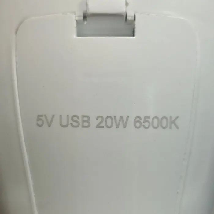 Світлодіодна лампа FA-3820 підвісна на акумуляторі з USB зарядкою 20 Вт біла - фото 4