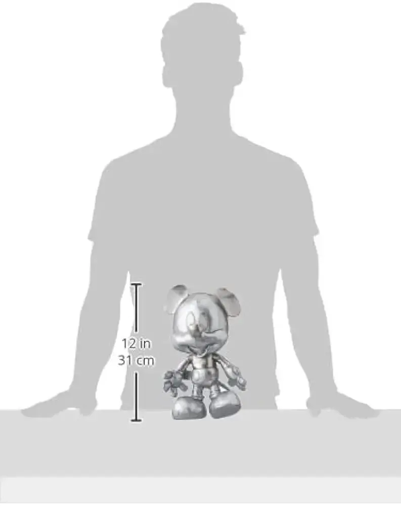 Колекційна м'яка іграшка Міккі Маус Disney Mickey Mouse Simba Collectors Club №9 Silver Edition 30 см срібляста (SKU-260) - фото 7