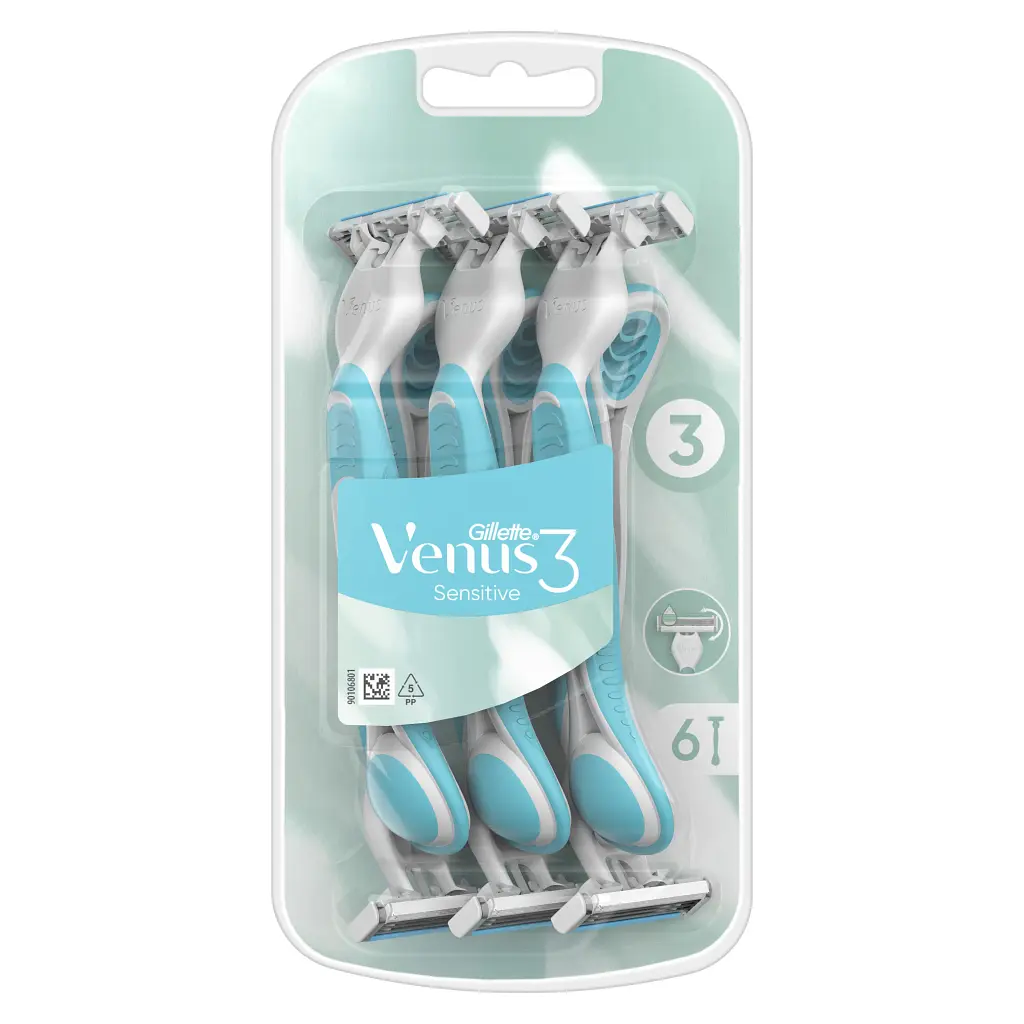 Бритва Gillette Venus 3 Sensitive 6 шт. (7702018487158) - фото 2