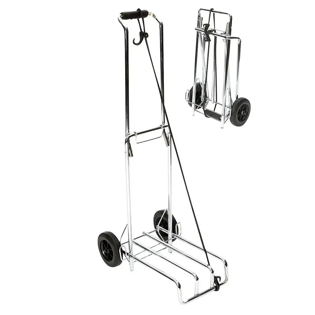 Візок господарський Bo-Camp Luggage Trolley Foldable 40 kg ручний Silver - фото 3