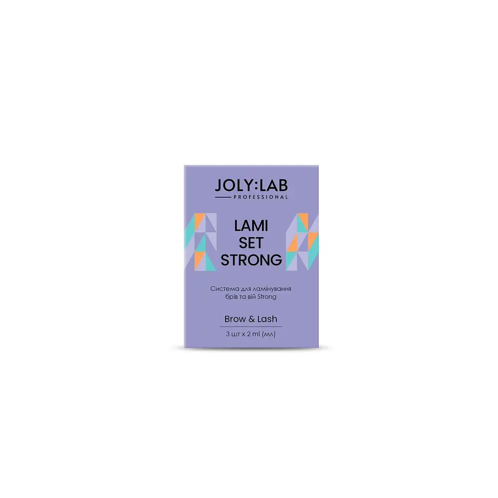 Система для ламінування брів та вій Strong Joly:Lab 3 шт х 2 мл - фото 5