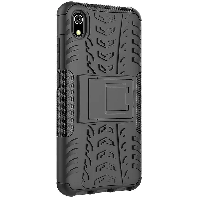 Чохол-накладка Toto Dazzle Kickstand 2 in 1 Case Xiaomi Redmi 7A Black - фото 5