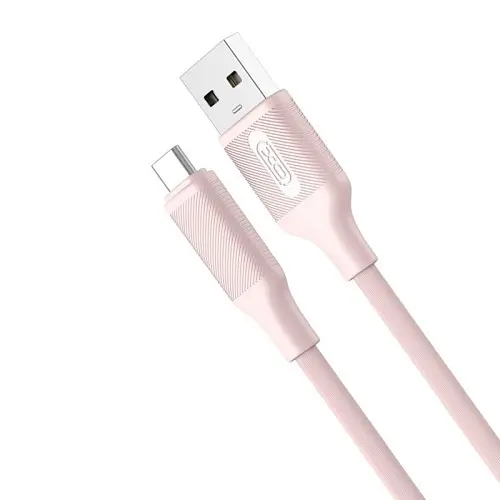 Кабель XO NB265 Minimalist Series Type-C Data Cable 1m Рожевий - фото 4