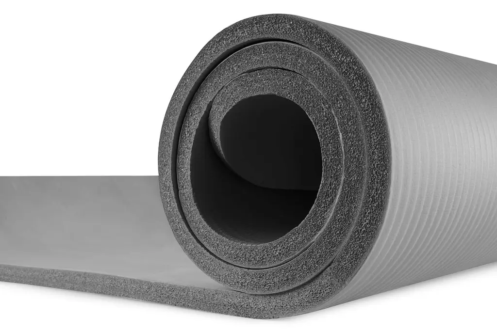 Мат для фітнесу та йоги Hop-Sport HS-N015GM 1,5см сірий - фото 7