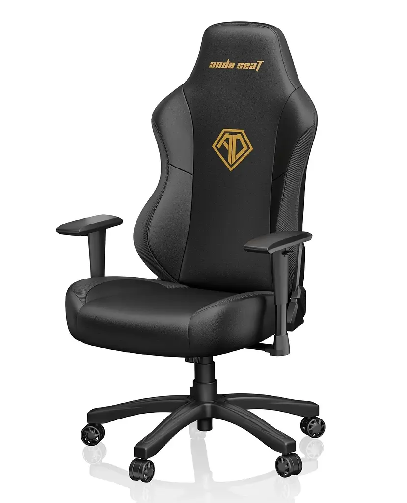 Крісло для геймерів Anda Seat Phantom 3 Size L Black/Gold (AD18Y-06-B-PV/C) - фото 3
