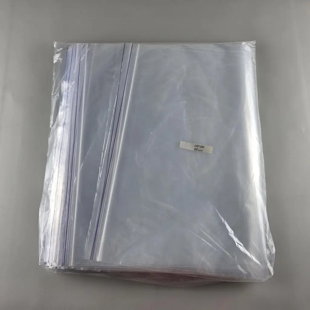 Пакети Zip-Lock прозорі 40x50 см, 100 шт, 50 мкм, поліетиленові пакети із застібкою - фото 3