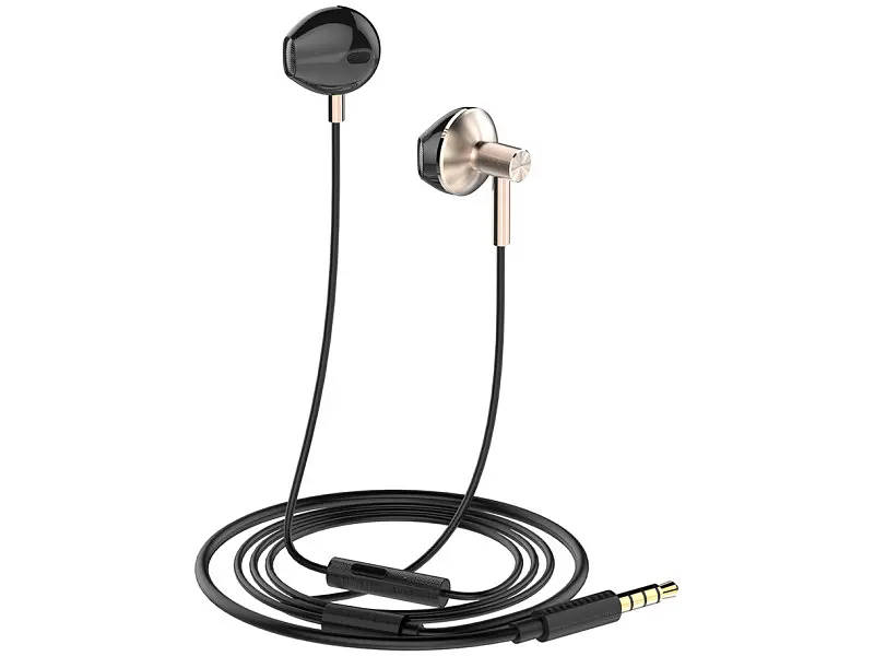 Навушники з мікрофоном ColorWay Slim 3.5 mm Wired Earphone Blast 2 Black (CW-WD02BK) - фото 4
