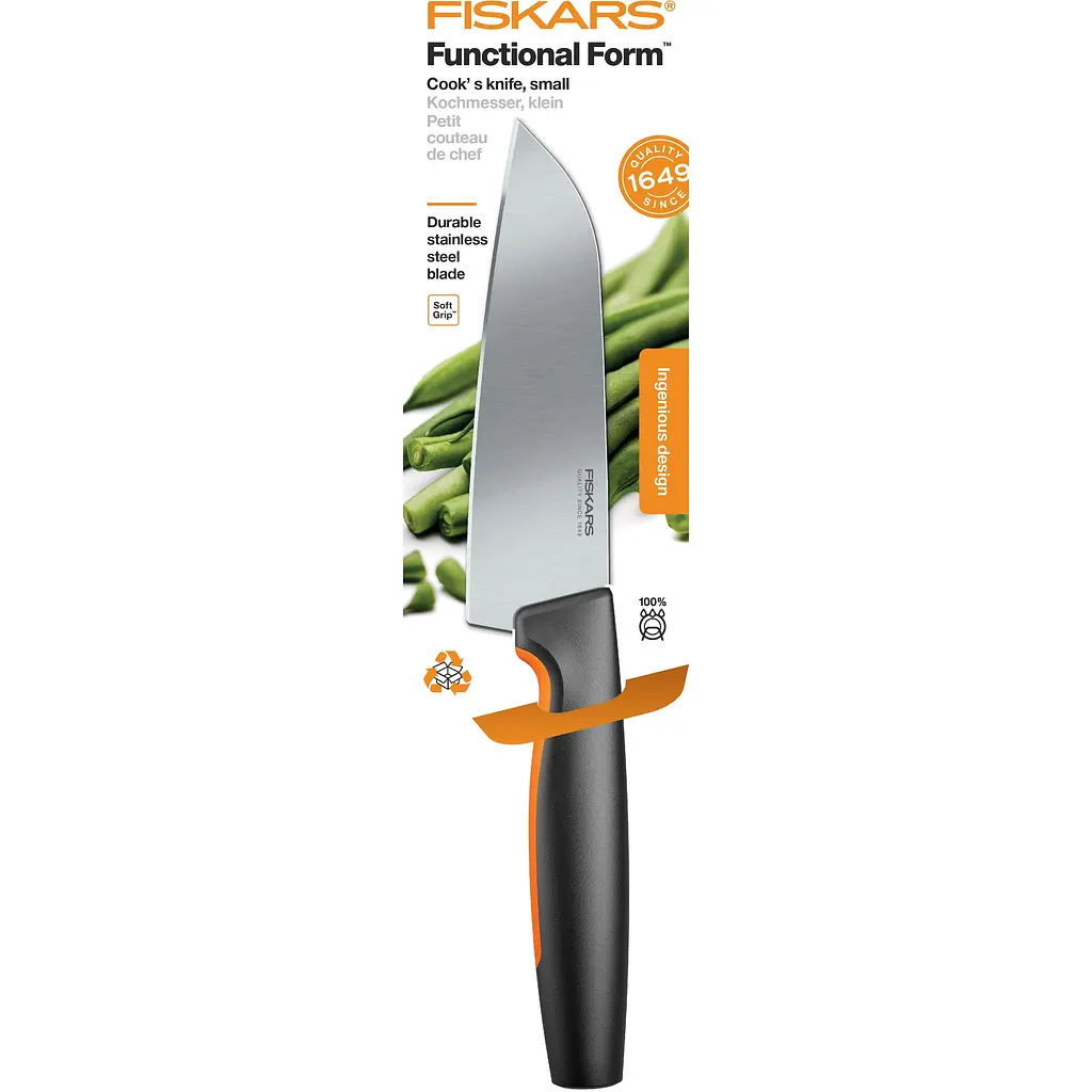 Ніж для шеф-кухаря малий Fiskars FF, 12 см (1057541) - фото 3