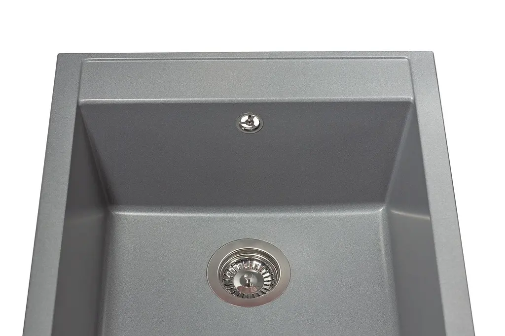 Кухонна мийка гранітна Miraggio Bodrum 510 gray 508x495x227 00206306, Сірий - фото 3