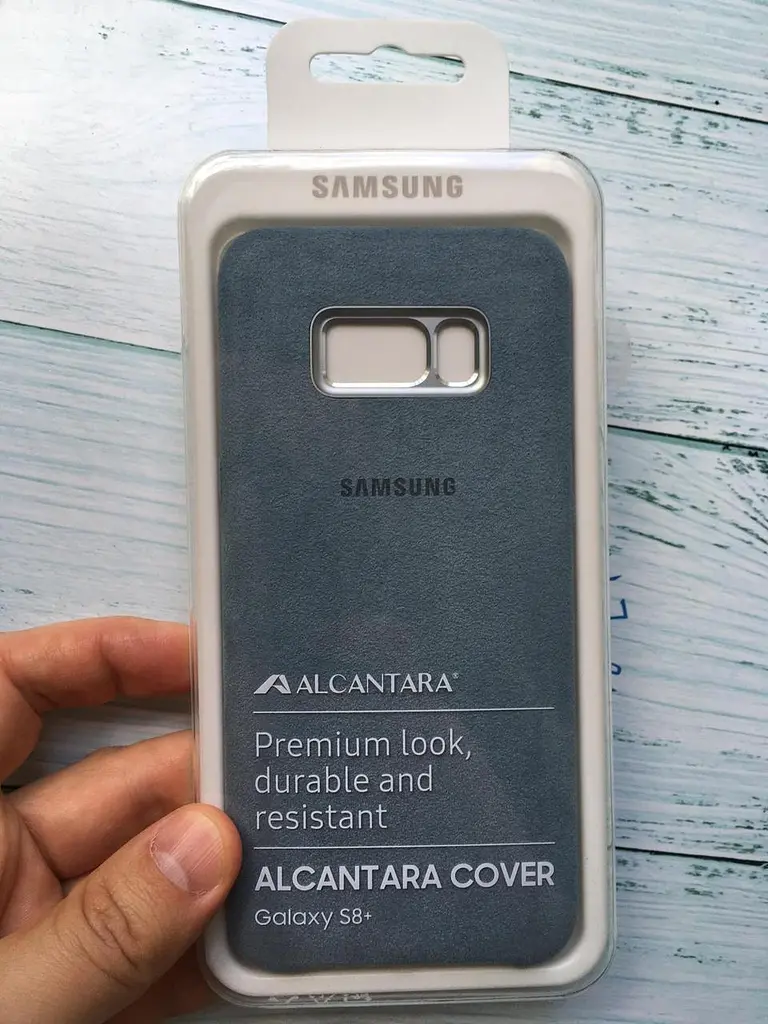 Чохол Official Alcantara Cover EF-XG955AMEGRU для Samsung Galaxy S8 Plus (6.2") Mint - фото 4