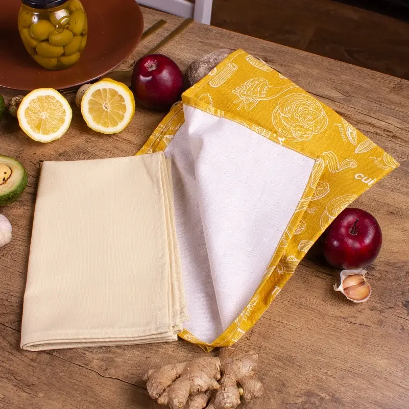 Набор полотенец MirSon №630 Beige pasta 50х30 см 2 шт. (2200006740520) - фото 3