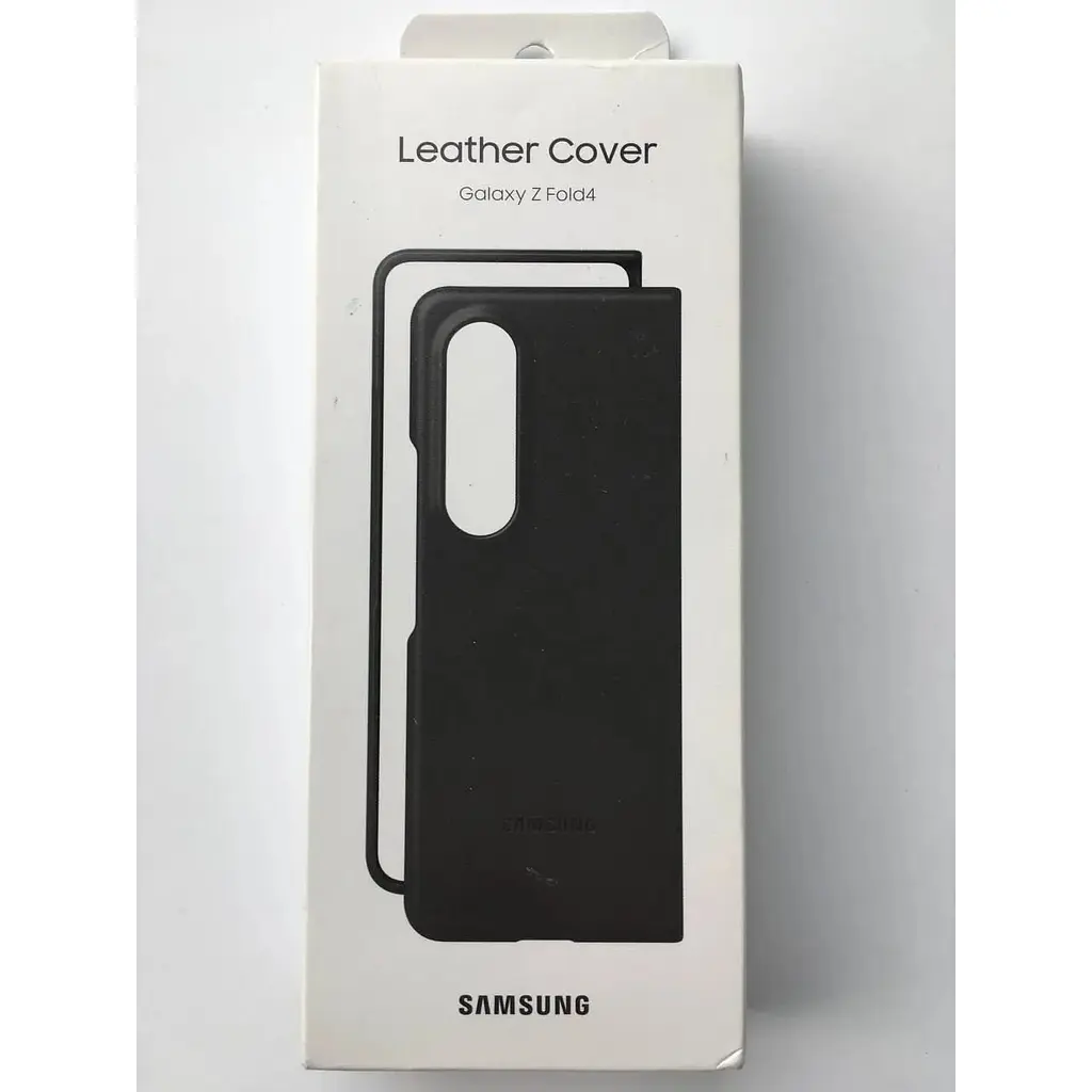 Оригінальний шкіряний чохол Samsung Leather Cover F936 для Galaxy Z Fold4 Black EF-VF936LBEGUA - фото 2