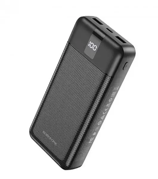 Універсальна зарядна батарея Power Bank Borofone BJ20A Mobile 20000 mAh (Чорний) - фото 4