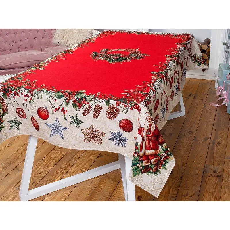 Скатертина Lefard Home Textile Wink гобеленова, 140х140 см (732-068) - фото 2