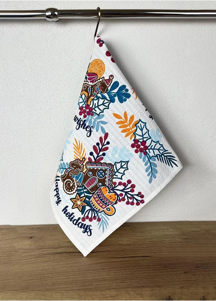 Полотенце вафельное Прованс Wishes 60х33 см (32067) - фото 3