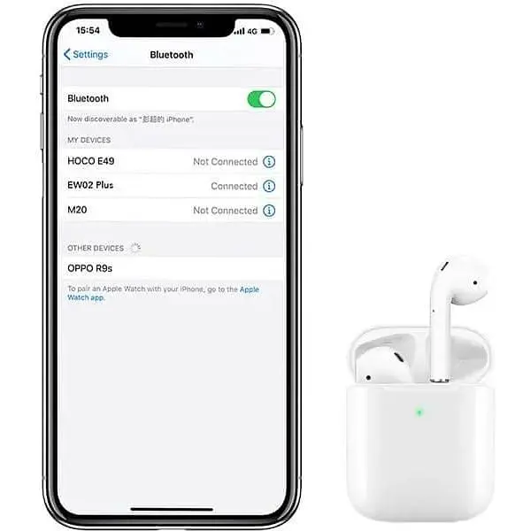 Бездротові навушники Hoco EW02 Plus True wireless Bluetooth білі - фото 6