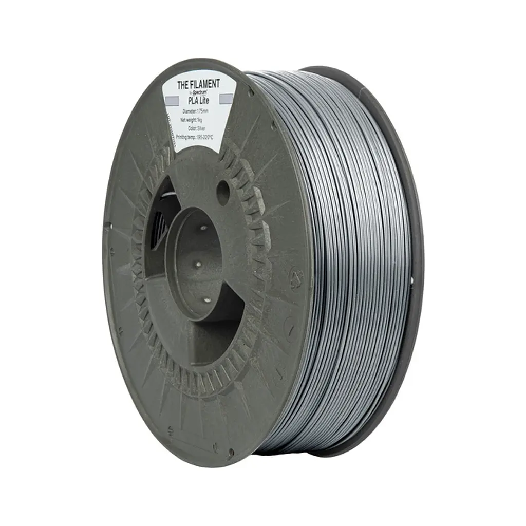 Пластик для 3D-принтера The Filament PLA Lite 1.75mm SILVER 1kg (TF-24234)