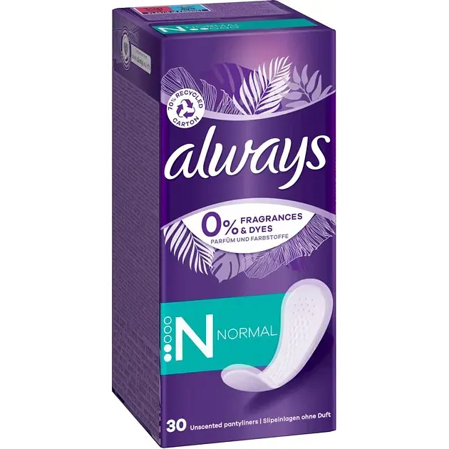 Ежедневные прокладки Always Daily Fresh Normal Без запаха 30 шт. - фото 3