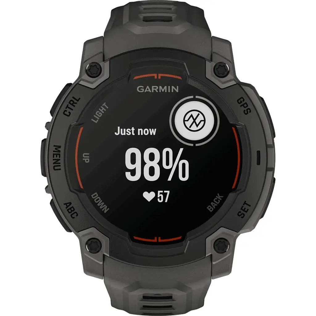 Смарт-годинник Garmin Instinct E 45mm Black with Charcoal Band (010-02933-00) [125567] - фото 2