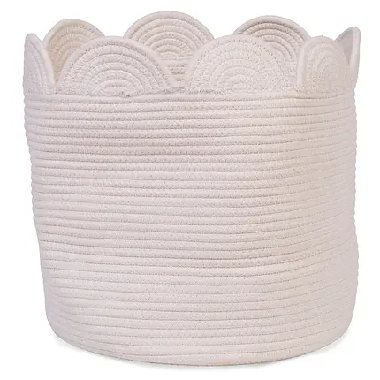 Кошик для іграшок Childhome Flower 35x35x35 см білий (CCBAFL35) - фото 3