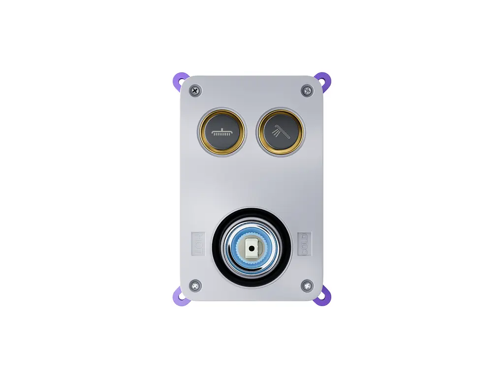 Душова система прихованого монтажу Corsan CMZ066MBL black + BOX 646987, Чорний матовий - фото 5