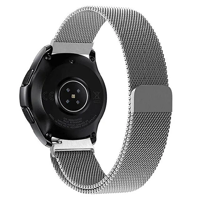Миланский сетчатый ремешок Primo для часов Samsung Galaxy Watch 42 мм (SM-R810) Silver - фото 2