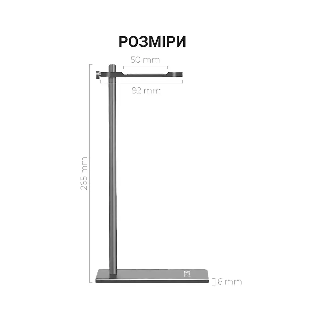Підставка для гарнітури OfficePro Aluminum Alloys Grey (LS350G) - фото 12